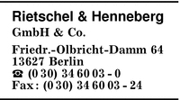 Rietschel & Henneberg GmbH & Co.
