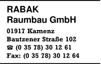 Rabak Raumbau GmbH