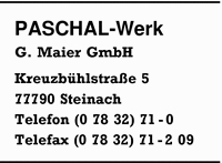 PASCHAL-Werk G. Maier GmbH