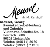 Meusel Inh. M. Kerkhoff, Georg