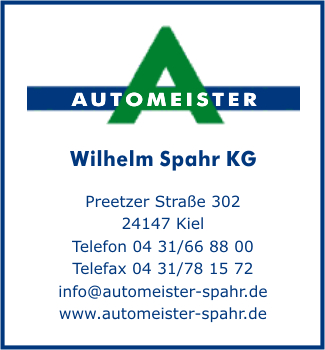 Automeister Wilhelm Spahr KG