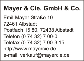 Mayer & Cie. GmbH & Co.