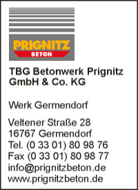 TBG Betonwerk Prignitz GmbH & Co. KG Werk Germendorf