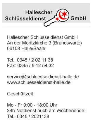 Hallescher Schlsseldienst GmbH