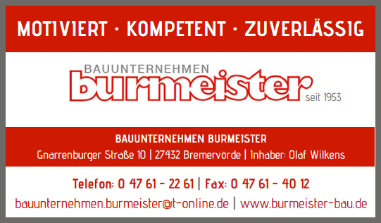 Bauunternehmen Burmeister