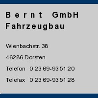Bernt GmbH Fahrzeugbau